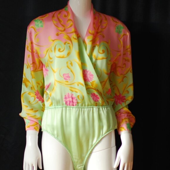 Escada By Margaret Ley Tops - Escada By Margaret Ley Silk Body Blouse - Germany